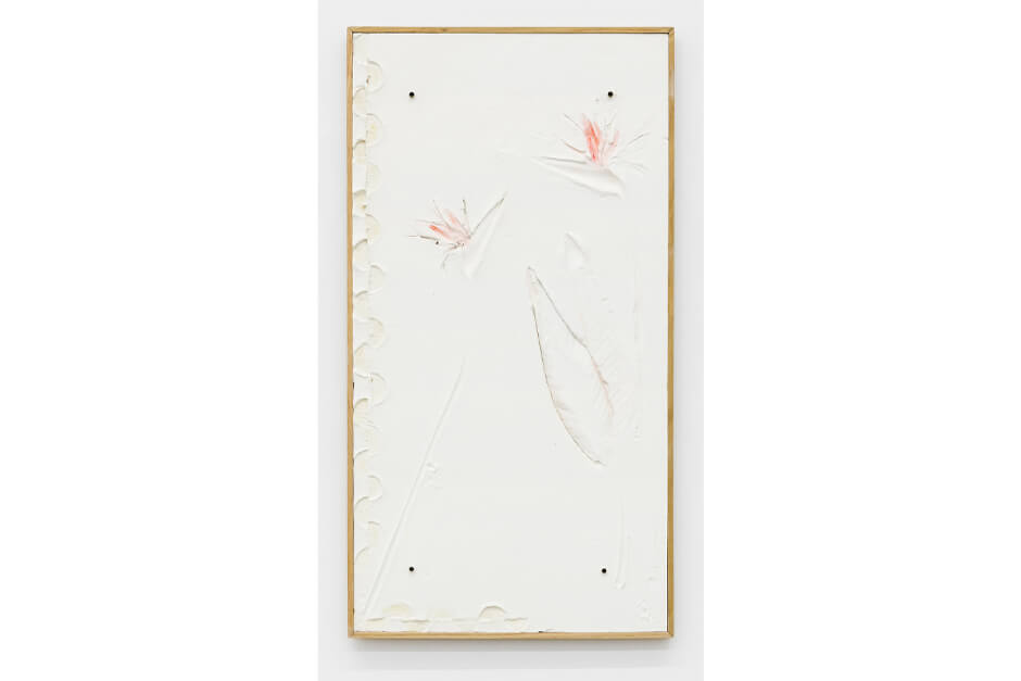 The artwork “Birds of Paradise” by Guillaume Leblon. © The gallery N. Obadia