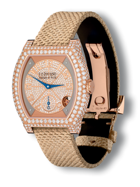 élégante 40 mm Or 6N ou Platine Serti Full