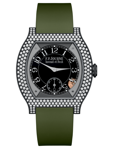 ÉLÉGANTE 40 MM TITALYT® 12 RANGS DE DIAMANTS